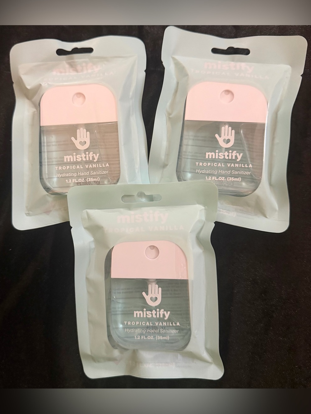 Mistify Tropical Vanilla Hydrating Hand Sanitizer Spray -